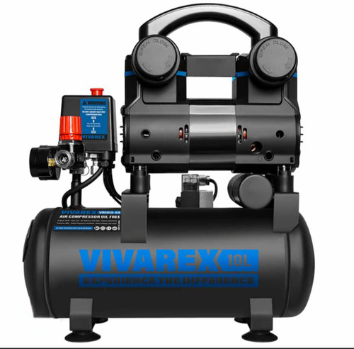 کمپرسور باد ویوارکس مدل VR1015-SS ظرفیت ۱۰ لیتر بدون روغن سایلنت
